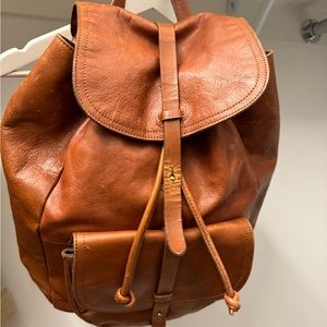 Madewell leather backpack